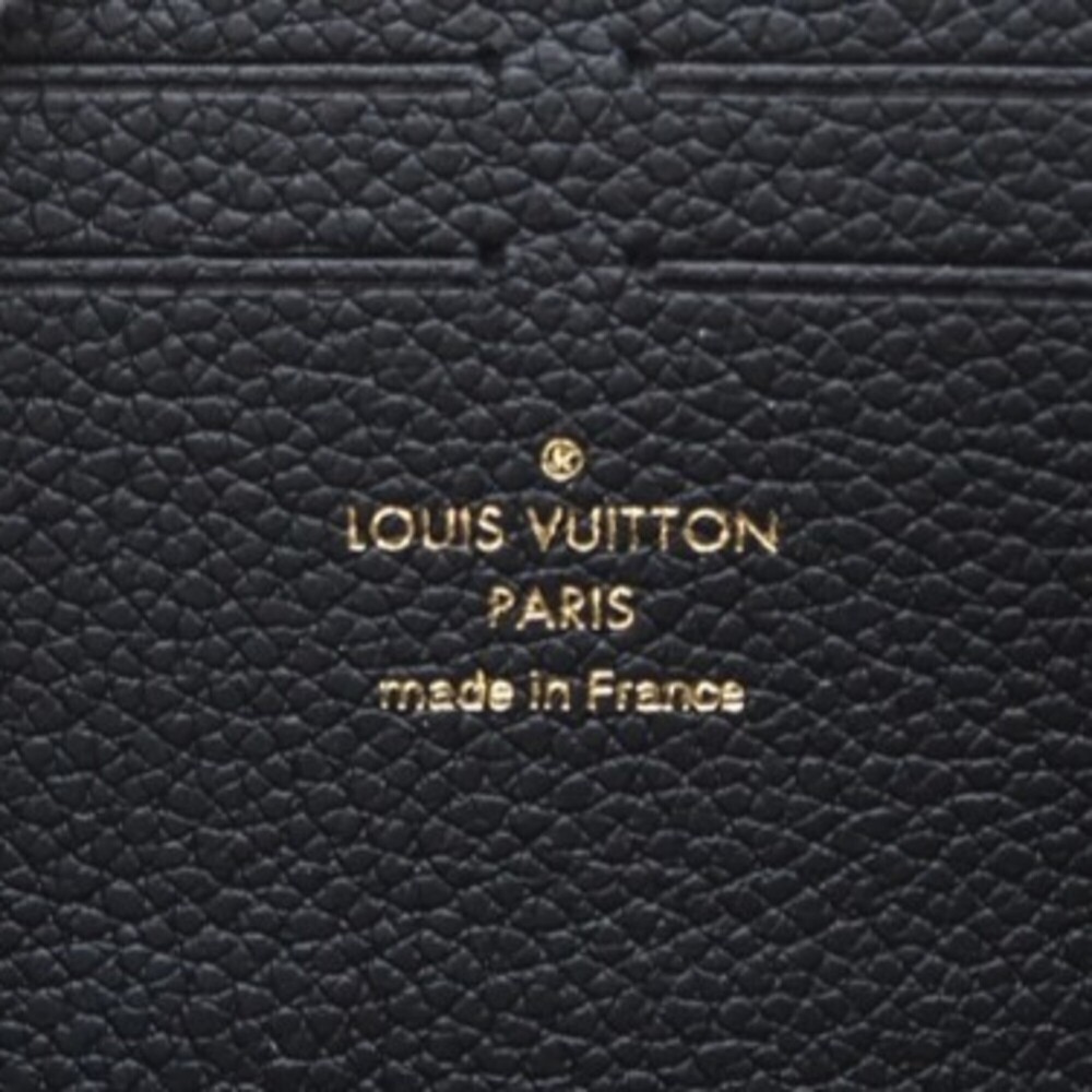 LOUIS VUITTON Empreinte Portefeuille Clemence M60171 Long Wallet in Black Cal... - Picture 10 of 13